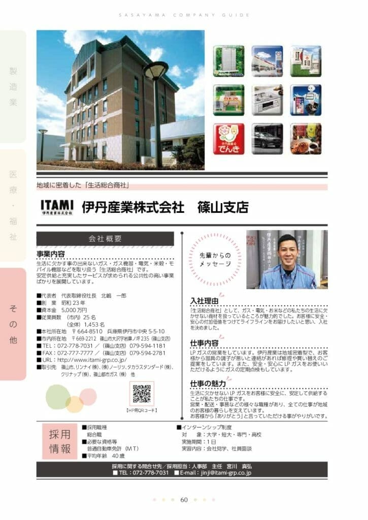 伊丹産業ささやま支店