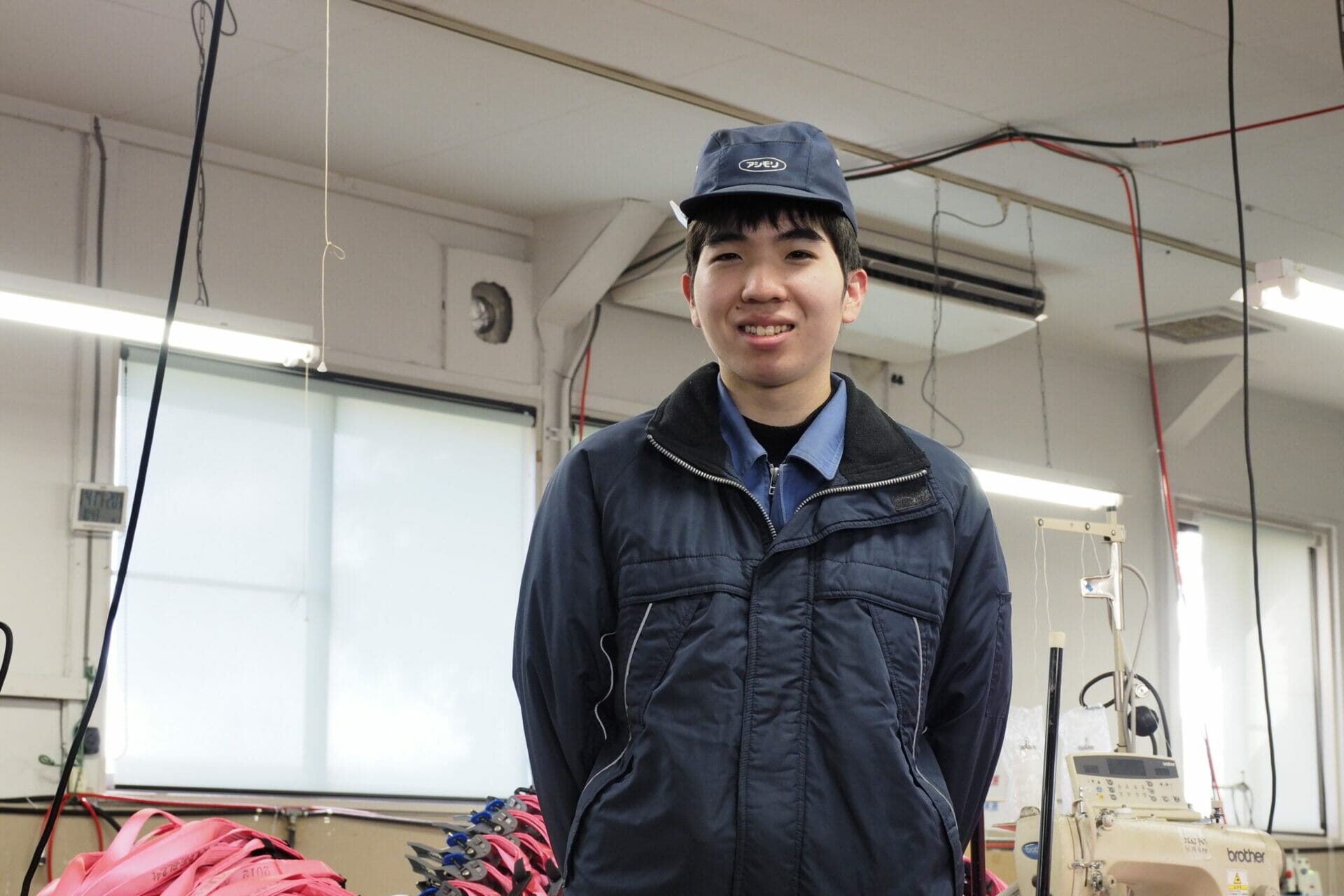 芦森工業株式会社 篠山工場 中西 優翔さん